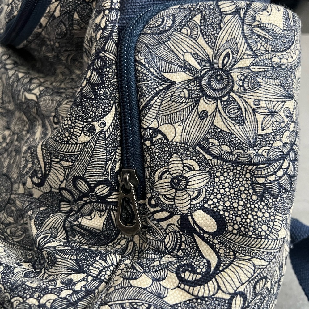 Sakroots Artist Circle Pacific Spirit Desert Navy Blue Backpack - Picture 2 of 7